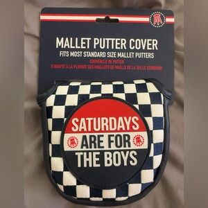 Barstool Sports Mallet Putter Cover - Black and White